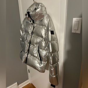 SAM silver puffer jacket